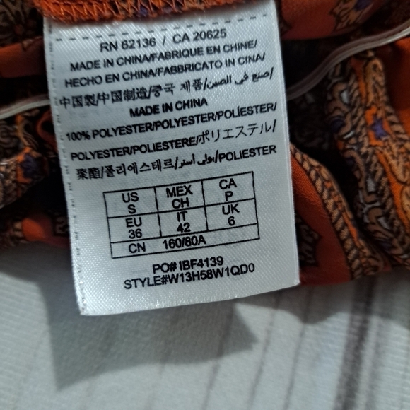 3 FOR 12 SALE Guess Boho Top Size Small - Picture 9 of 12